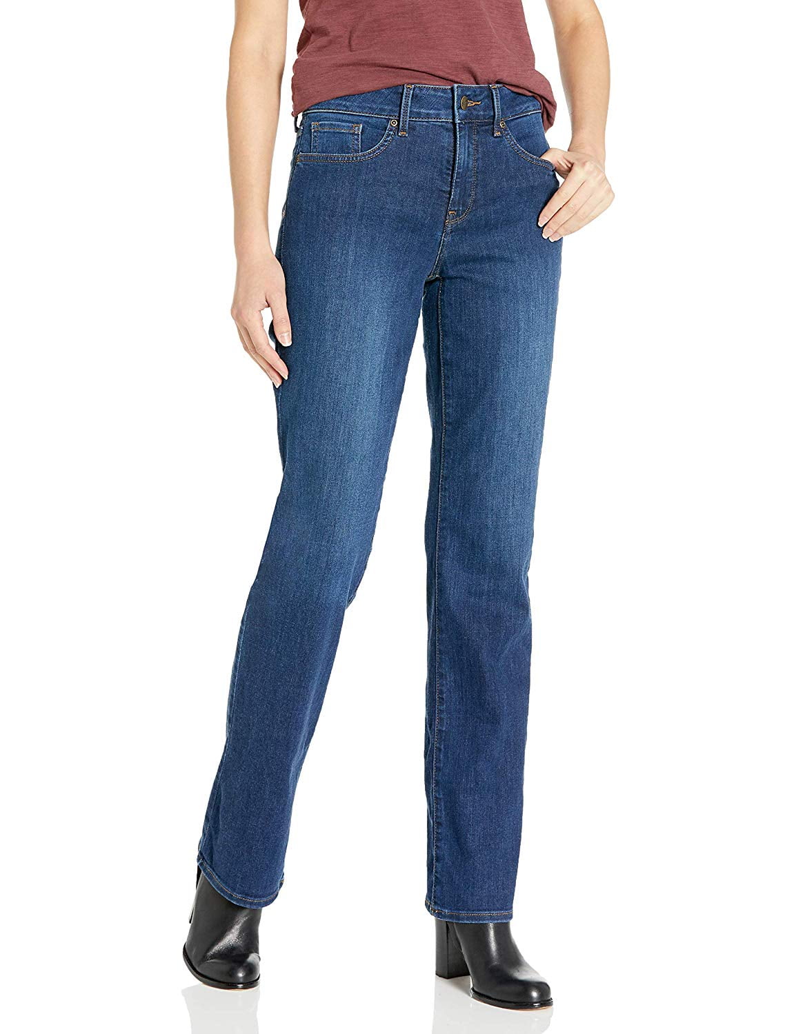 nydj women's marilyn straight leg jeans