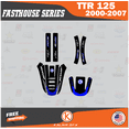 thumbnail image 2 of Kalair GFX Graphics Kit for Yamaha TTR125 (2000-2007) Fh Series, 2 of 5