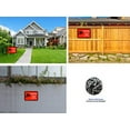 thumbnail image 6 of Mandala Crafts 24 Hour Video Surveillance Sign, Security Camera Sign, Rectangular Aluminum Warning Sign for Outdoors, Homes, Businesses, CCTV Recording 6-Pack Red, 6 of 6