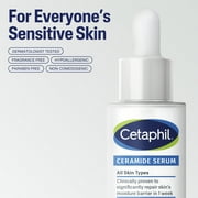 CETAPHIL Ceramide Face Serum, Lightweight Serum for All Skin Types, Ceramides, CICA & Allantoin, 1 fl oz