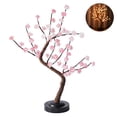 thumbnail image 1 of Árbol de luz LED, árbol de rosas, blanco cálido, ramas ajustables, lámpara de árbol LED, árbol decorativo, iluminación de árbol iluminada, Indo, 1 of 5