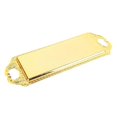 thumbnail image 2 of Rectangular Metal Tray Modern Elegant Decorative Light Luxury Serving Tray for Hotel KTV Living Room Home, 2 of 3