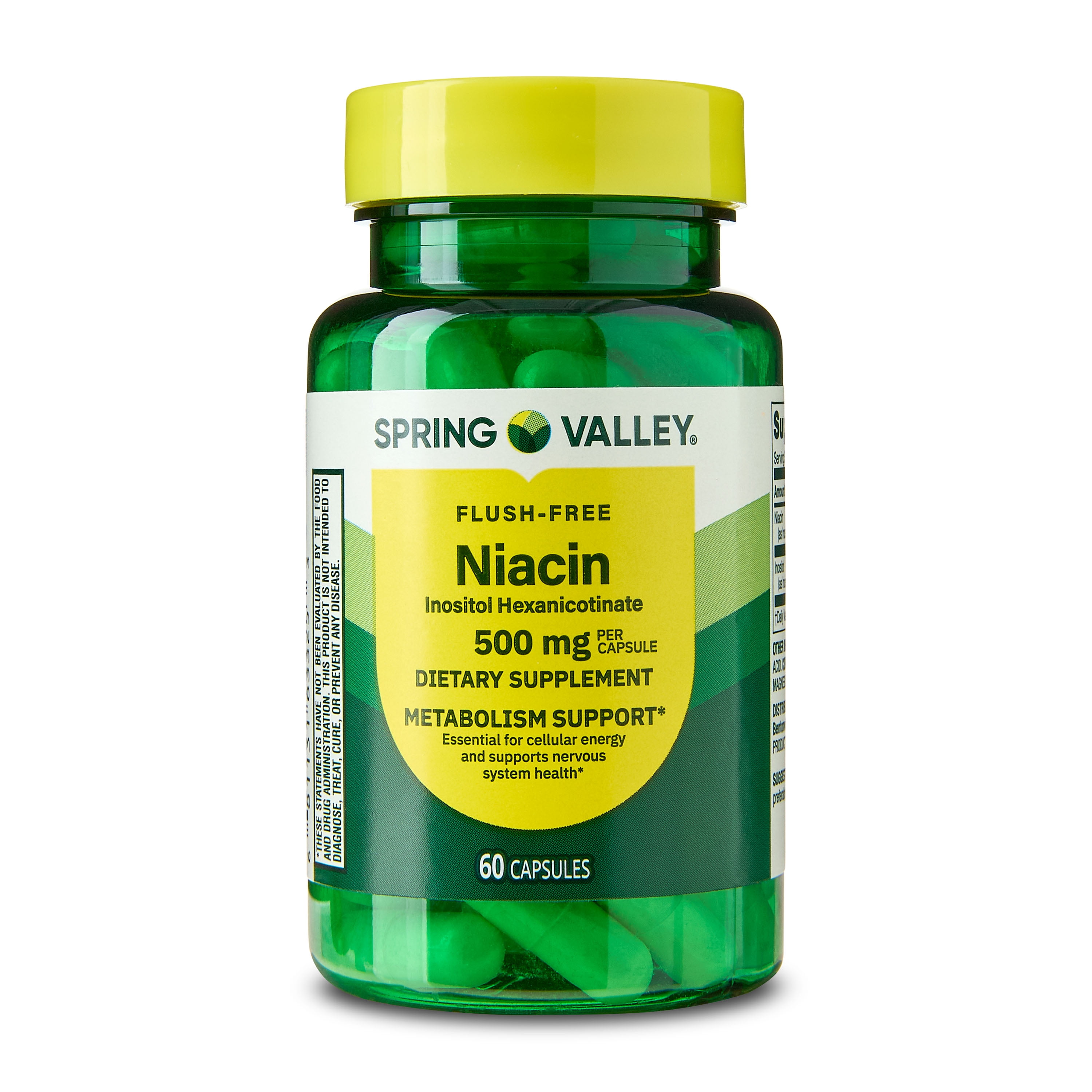 Vitamin B3 (Niacinamide) Capsules (500 MG) (30 Capsules) - Walmart.com