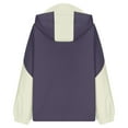 thumbnail image 4 of Veste Décontractée à Manches Longues pour Femmes avec Design à Empiècements et Fonction Interchangeable, Coupe-Vent et Imperméable, Idéale pour les Sports Extérieurs, les Trajets Quotidiens, la Randonnée et le Camping, 4 of 5