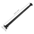 thumbnail image 2 of HEALEEP Poteau de Douche Extensible en Acier Inoxydable Noir Réglable pour Usage Domestique Design Polyvalent 43 à 73 Pouces, 2 of 8