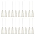 thumbnail image 1 of 27 agujas de dispensación, 52 piezas de agujas de 1 pulgada con punta roma y bloqueo Luer para rellenar tintas líquidas, pegamento y aceite, transparente, 1 of 7