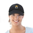 thumbnail image 5 of DALIX Lucky Pot Of Gold Hat Womens Embroidered Baseball Cap in Black, 5 of 6