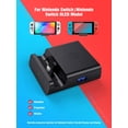thumbnail image 3 of Switch Dock for Switch/Switch OLED,NEWDERY Portable Switch Dock Charging Station,Switch Docking Station Replacement (No Charger and HDMI Cable),Perfect Switch Accessories, 3 of 6