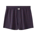 thumbnail image 5 of yillto Men's Big and Tall Cotton Boxer Elastic Waist Comfy Breathable Underwear Plaid Pjs Shorts, 5 of 6