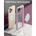 thumbnail image 6 of Poetic Guardian Case for iPhone 13 Pro, Clear Case with Built-in Screen Protector, Pink, 6 of 6