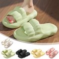 thumbnail image 6 of Lovskoo 2024 Soft Shower Shoes Slides for Women Comfy Platform Pillow Sandals Non-Slip Pool Bathroom Slippers Pink, 6 of 6