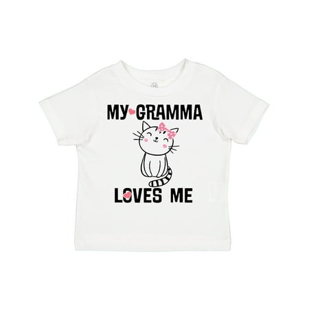 

Inktastic Gramma Loves Me Girls Gift Toddler Toddler Girl T-Shirt