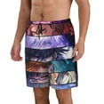 thumbnail image 2 of Jujutsu Kaisen Men's Swim Trunks Quick Dry Board Shorts Bathing Suit Swimsuits Beach Shorts with Mesh Lining, 2 of 7
