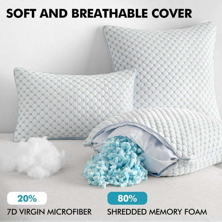 26x26 Pillow Inserts, Memory Foam Cooling Set of Decorative