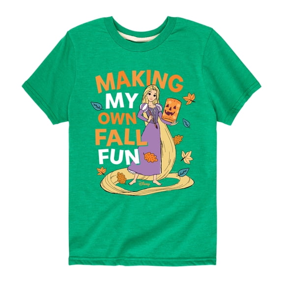 Disney Princess - Making Fall Fun - Toddler And Youth Short Sleeve Graphic T-Shirt