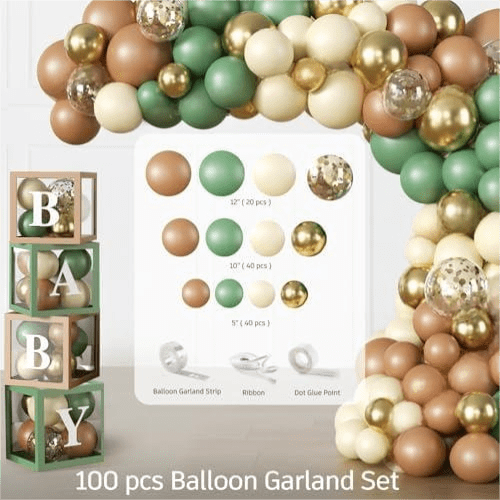 254Pcs Woodland Baby Shower Decorations, All-in-one Baby Boy Woodland Forest Animals Party Set with Plates, 2 Tablecloths, Cupcake Stand Woodland Theme Baby Shower Decorations$$