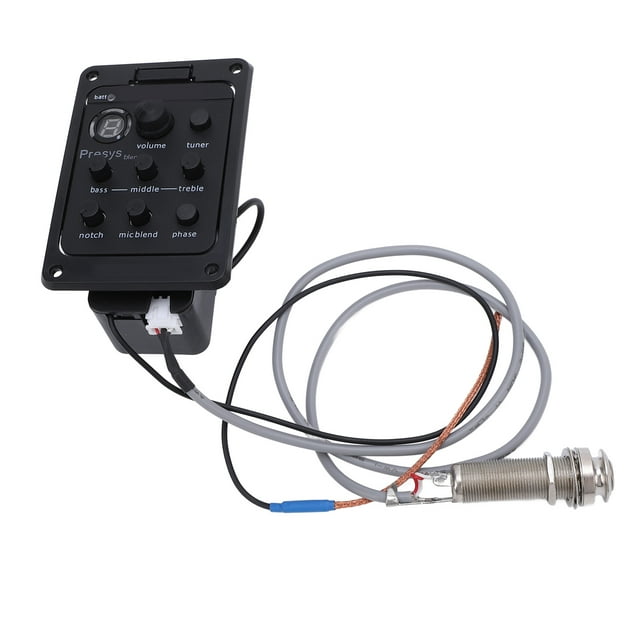 Preamplificador de guitarra, efectos de sonido versátiles avanzado preamplificador de diseño de preamplificador Equalizador para rendimiento