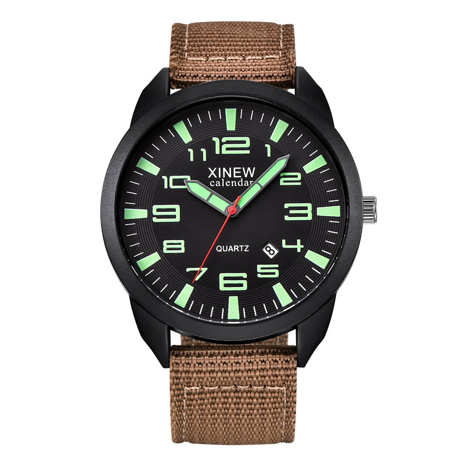 DESIGNICE 2026 New Watches for Men,Quartz Watch Wrist Watches for Man,Nylon Strap Comfort Date Function Display Men'S Watch,Style4