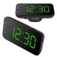 thumbnail image 4 of Despertador Digital Compacto Portátil, Despertadores Digitales, Despertador Para Hotel Dormitorio Hogar Condominio ANGGREK Verde, 4 of 8