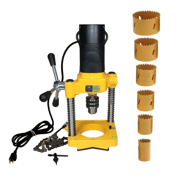 Steel Dragon Tools® JK114 Pipe Hole Cutter with 7 Piece Cutter Set to 2-11/16"