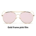 thumbnail image 2 of VONKY Lunettes de Soleil Rétro Classiques de Voyage en Plein Air Monture en Métal Femmes Hommes Monture Dorée Rose 1ensemble, 2 of 6