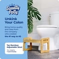 thumbnail image 2 of Squatty Potty Tao Bamboo Adjustable Toilet Stool Step, Adjustable 7" & 9", 2 of 9