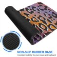 thumbnail image 6 of Long Mouse Pads for Desk,Purple and Orange Of Leopard Print Desk Mats on Top Of Desks, Desk Mouse Pad Extra Large with 3mm Non-Slip Base and Stitched Edge for Gaming,Office,Work,Home 31.5"x11.8", 6 of 6