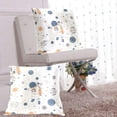 thumbnail image 6 of Cartoon Astronauts Floating Planets Stars Throw Pillow Covers Pillowcases 20 x 20 Inch Home Decor 2 Packs for Bedroom Sofa, 6 of 6
