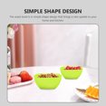 thumbnail image 3 of 10 piezas de vasos de postre cuadrados, bandeja de plástico para frutas, recipiente para almuerzo, recipientes para almacenar verduras para refrigerador, ahorrador de productos, 3 of 6