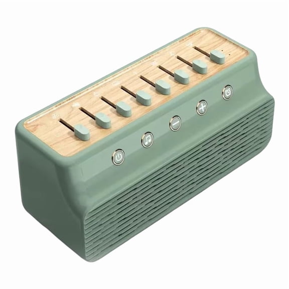 New Natural Sound White Noise Bluetooth Speaker Portable Bedroom Sleeper White Noise Home Wireless Speaker Green