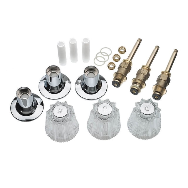 Thrifco 9400011 Aftermarket Tub/Shower 3Handle Remodeling Trim Kit for