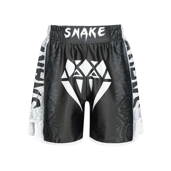 Sinleey Kids Boxing Kickboxing Shorts MMA Martial Arts Bottom Underwear Gym Workout Training Type A XL/120