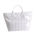 thumbnail image 3 of Bolsa de playa impermeable de gran capacidad, bolso de fin de semana reutilizable para ir a la oficina. Blanco, 3 of 9