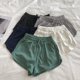 thumbnail image 1 of Pantalones cortos de seda de hielo con hilo para mujer, pantalones holgados de estilo coreano con cintura ajustada y pierna ancha, pantalones deportivos elásticos, pantalones cortos ajustados, ropa, 1 of 3