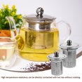 thumbnail image 2 of EeaseCA 2Pcs Tea Strainer Insert Fine Mesh Tea Strainer Tea Pot Tea Filter Lidded Tea Infuser Teapot Supplies, 2 of 8