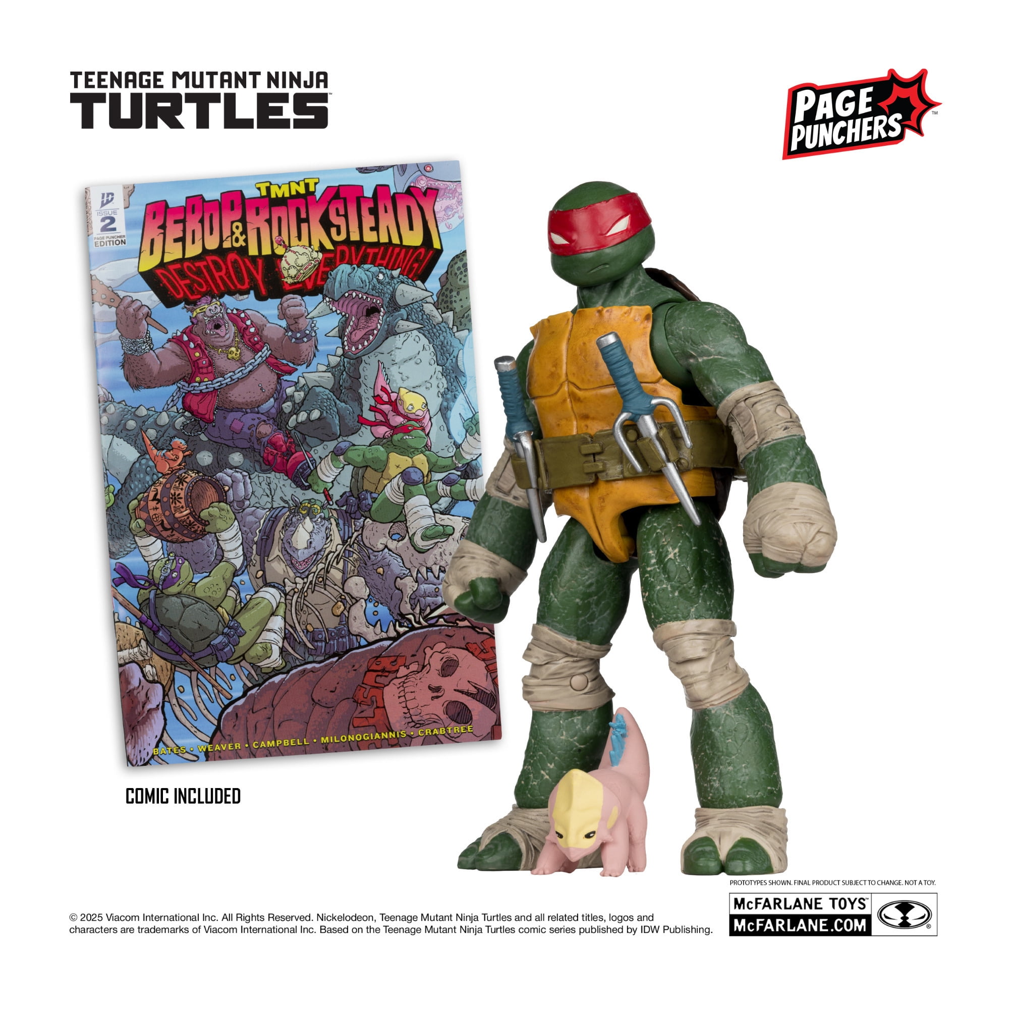Teenage Mutant Ninja Turtles Page Punchers 5-Inch Action Figures