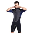 thumbnail image 4 of Traje de neopreno de 3 mm para hombre, traje de baño de surf de una pieza con cremallera en la espalda, traje de baño de manga corta. METRO, 4 of 9