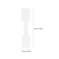 thumbnail image 2 of NICEXMAS 300-Pack White Blank Label Stickers for Price Tags, Store, Mall, Office Use, and Easy to, 2 of 8