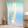 thumbnail image 3 of Homewish Ombre Tie Dye Blackout Curtains Set of 2 (52x84 Each) For Children Kids Teens,Abstract Gradient Watercolor Window Curtains,Teal Blue Curtains and Drapes,Ultra Soft Home Decor, 3 of 6