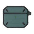 thumbnail image 1 of 2021 New AirPods (3rd Generation) Case, TECH CIRCLE [Strip Pattern) Shockproof Case with Metal Clasp, Protective Lightweight Portable Case for Apple AirPods (3rd Generation) 2021 Release (Green), 1 of 2