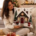 thumbnail image 5 of Christmas Pillow Covers, Decorative Cushion Case with Hidden Zipper, Soft Fabric for Sofa Couch Bed Home Decor, 5 of 7