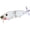 Clear Shad, variant on Yo-Zuri Wake 3DB Wake Prop Bait 3-3/8" 7/8 Oz