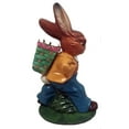 thumbnail image 2 of Ino Schaller Walking Easter Bunny Rabbit with Basket German Paper Mache, 2 of 3