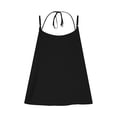 thumbnail image 6 of qelini Linen Tank Tops for Women Plus Size Spaghetti Strap Long Tee V Neck Sleeveless Shirt Solid Color Cloths, 6 of 8