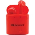 thumbnail image 2 of supersonic iq sound true wireless earbuds (red), 2 of 2
