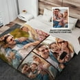 thumbnail image 5 of Personalised Blanket,Custom Blanket With Text 1-9 Photo, Personalised Blankets for Adults,Personalised Photo Blanket for Mother's Day,Customised Gifts for Mum,Dad,Boyfriend,Girlfriend,Friends, 5 of 6