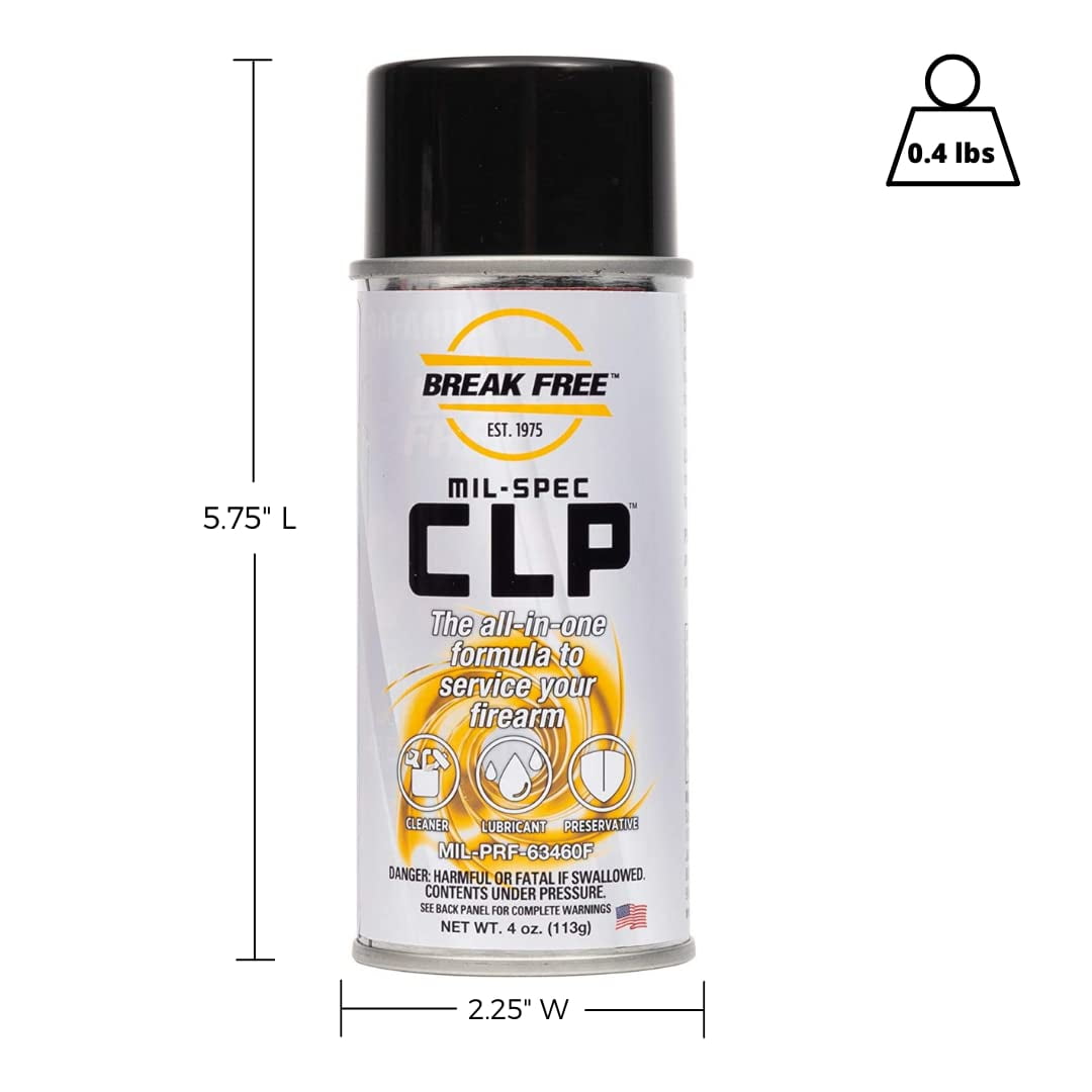 BREAKFREE CLP 4oz. Aerosol Spray with Directional Applicator ...