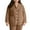 01 Brown, variant on Womens Fleece Pyjama Jacket Winter Warm Sleepwear Thickened Plush Home Wear Fuzzy Sherpa Lounge Wear Pjs Loungewear Comfy Soft Nightwear Button Down V Neck Tops with Pockets
