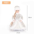 thumbnail image 3 of Nuevo estilo de muñeco eléctrico de Papá Noel navideño, muñeco de Snegurochka ruso de moda, muñeco de adorno para el hogar que canta con trenza larga, 3 of 5