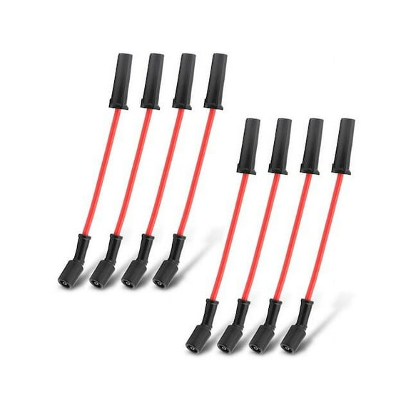 Spark Plug Wire Set 8 - Compatible with 2010 - 2015 Chevrolet Camaro - Autopart Premium